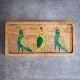 Handcrafted Mango Wood Birds Hand Painted Serving Tray